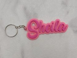 Llavero nombre personalizado