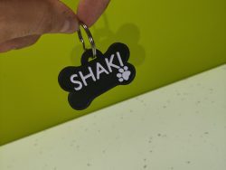 Placa perro personalizada