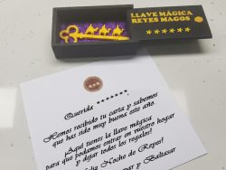 Caja Mágica, Llave y Carta Personalizada de los Reyes Magos