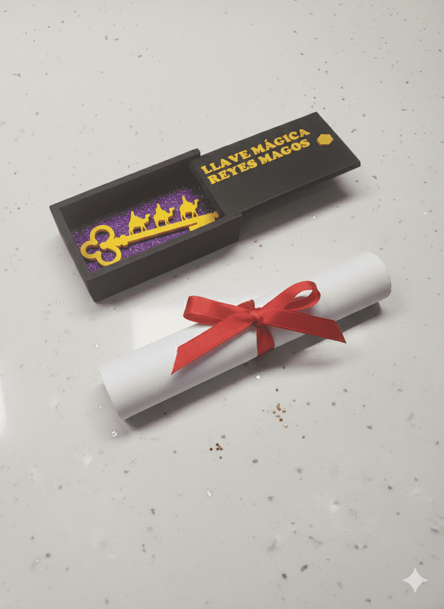 Caja Mágica, Llave y Carta Personalizada de los Reyes Magos - Imagen 2