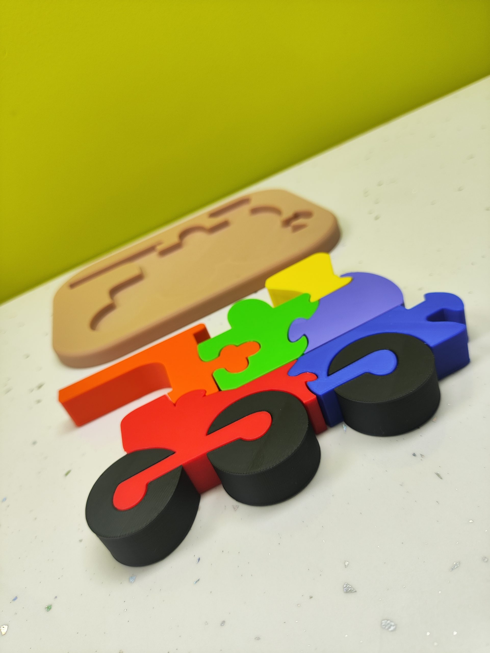 Puzzle 3D Interactivo: Tren Educativo. - Imagen 5